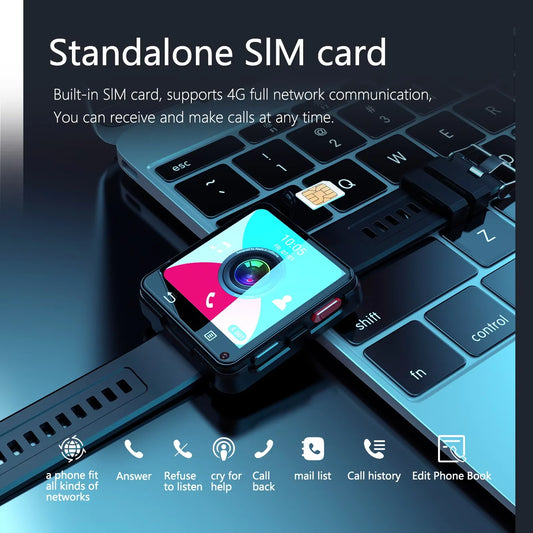 Innovative Big Screen Smartwatch With Bluetooth And SIM