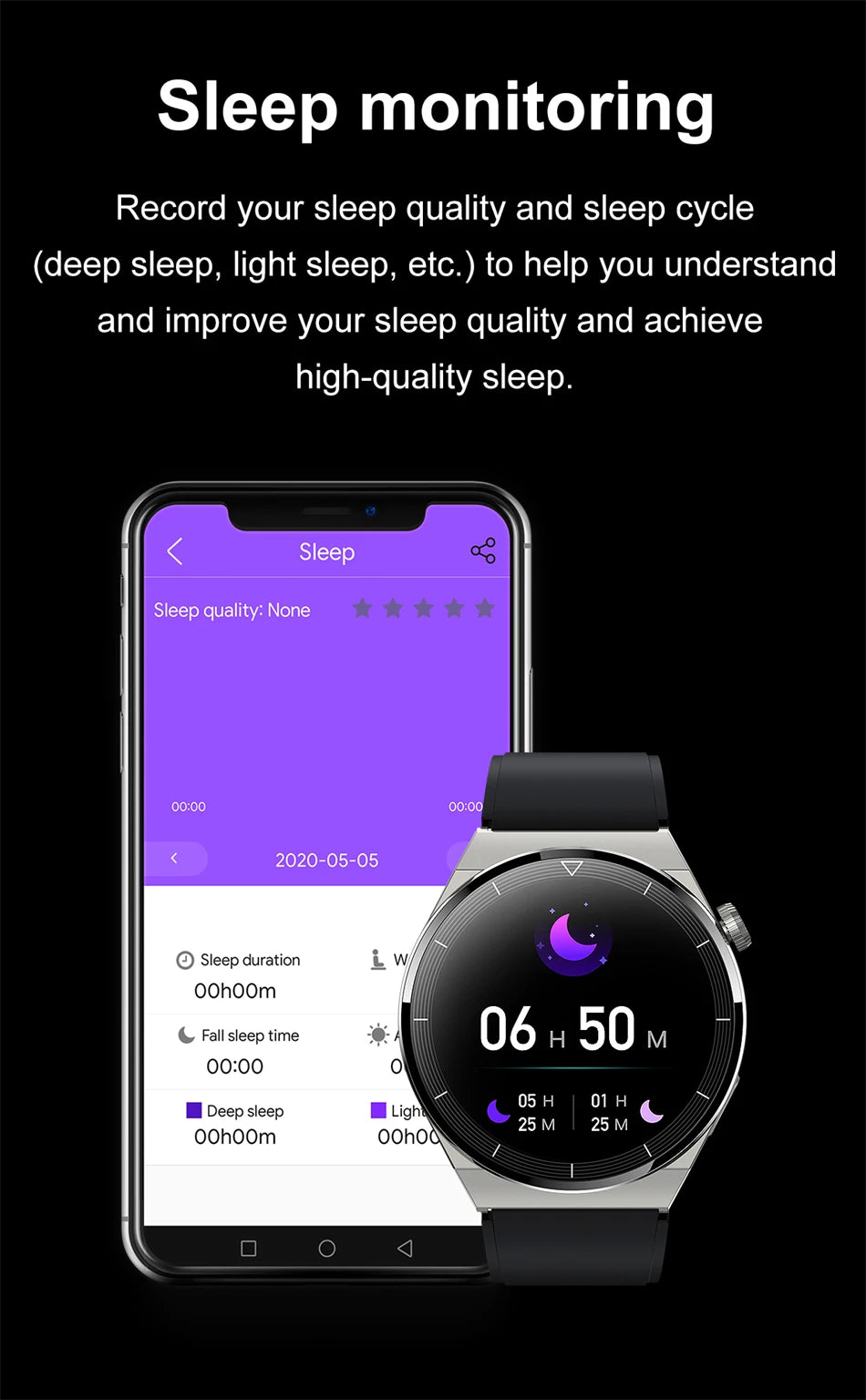Great Smartwatch 4 Pro With Bluetooth Phone Call and GPS