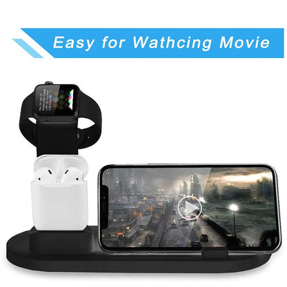 7 in 1 Wireless Charger Stand For iPhone, Smartwatch And Airpods