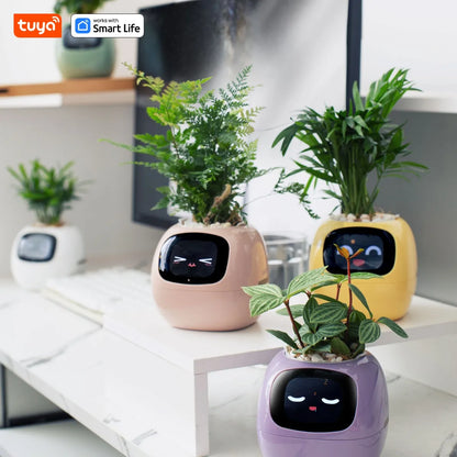 Ivy Smart Planter: Fun Over 49 Rich Expressions And AI Chips Make Raising Plants Easy