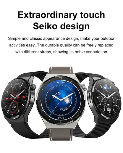 Great Smartwatch 4 Pro With Bluetooth Phone Call and GPS