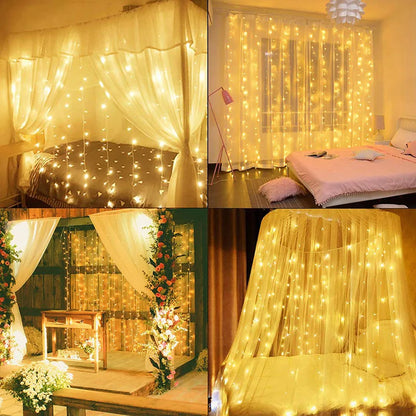 Fantastic LED Curtain With 8 Modes And Remote Control