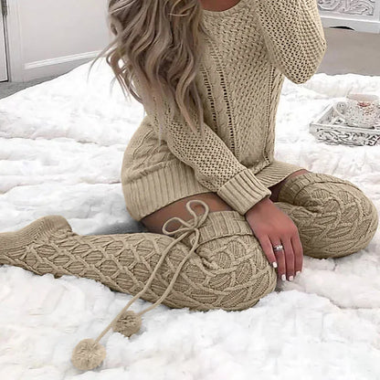 Tight And Over Knee Socks For Autumn And Winter Warm