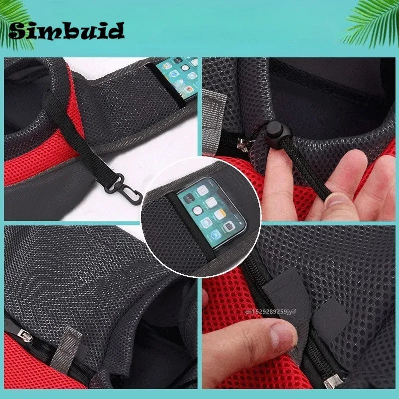 Pet Puppy Carrier Bag S/L Outdoor Travel Dog Shoulder Bag Mesh Oxford Single Comfort Sling Handbag Tote Pouch - A Trust Market