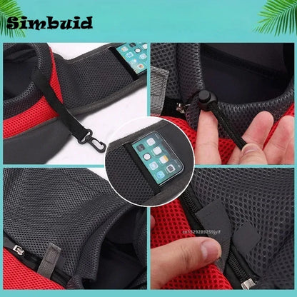 Pet Puppy Carrier Bag S/L Outdoor Travel Dog Shoulder Bag Mesh Oxford Single Comfort Sling Handbag Tote Pouch - A Trust Market