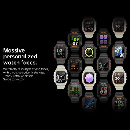 New Men's Rugged Military Smartwatch - Real GPS, Bluetooth And Call Health Monitoring