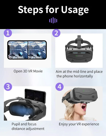 Fantastic VR (Virtual Reality) Glasses