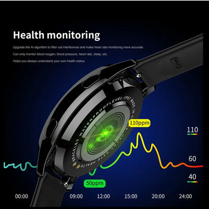 LIGE Men Smart Watch With Heart Rate and Blood Pressure Monitoring