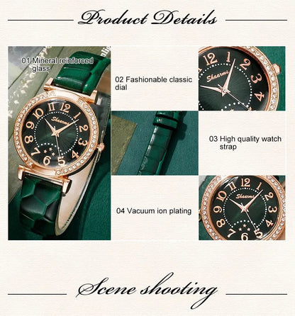 Wonderful Luxury Watch Set For Ladies (Sale 🚨)