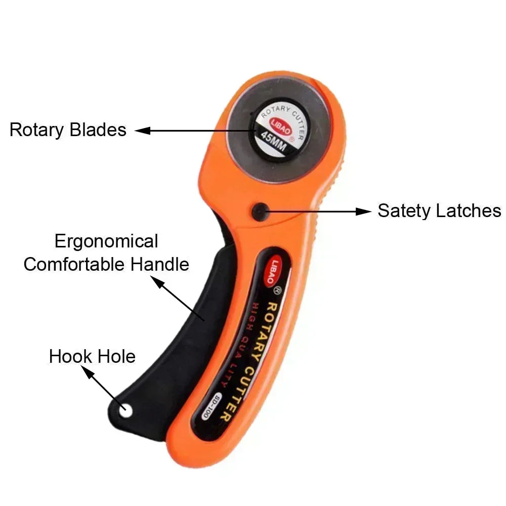 45mm Leather Craft Rotary Cutter Tool