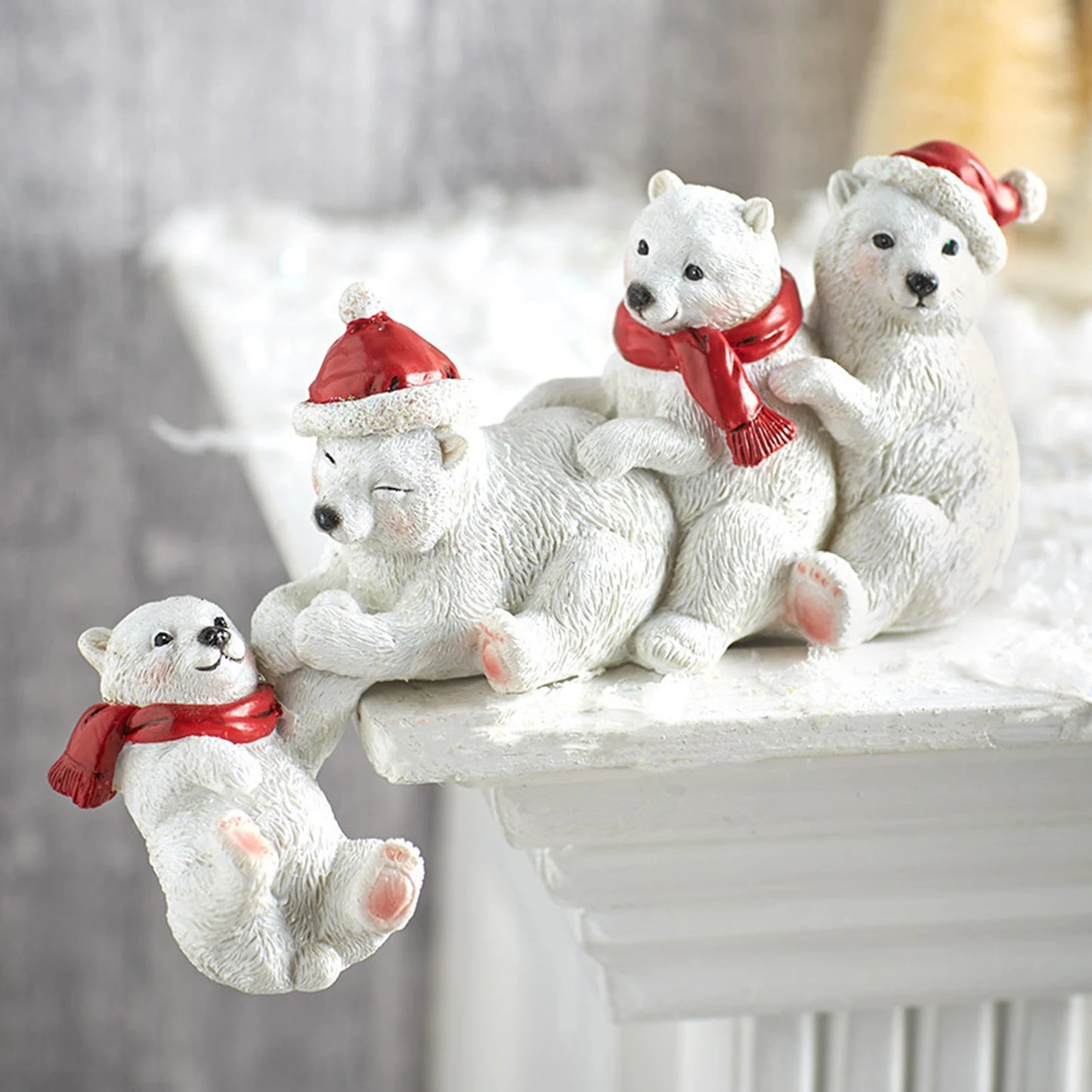 Bear Family For Christmas Decoration