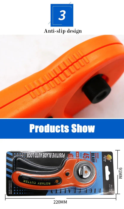 45mm Leather Craft Rotary Cutter Tool