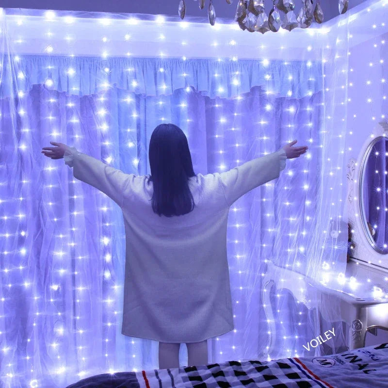 Fantastic LED Curtain With 8 Modes And Remote Control