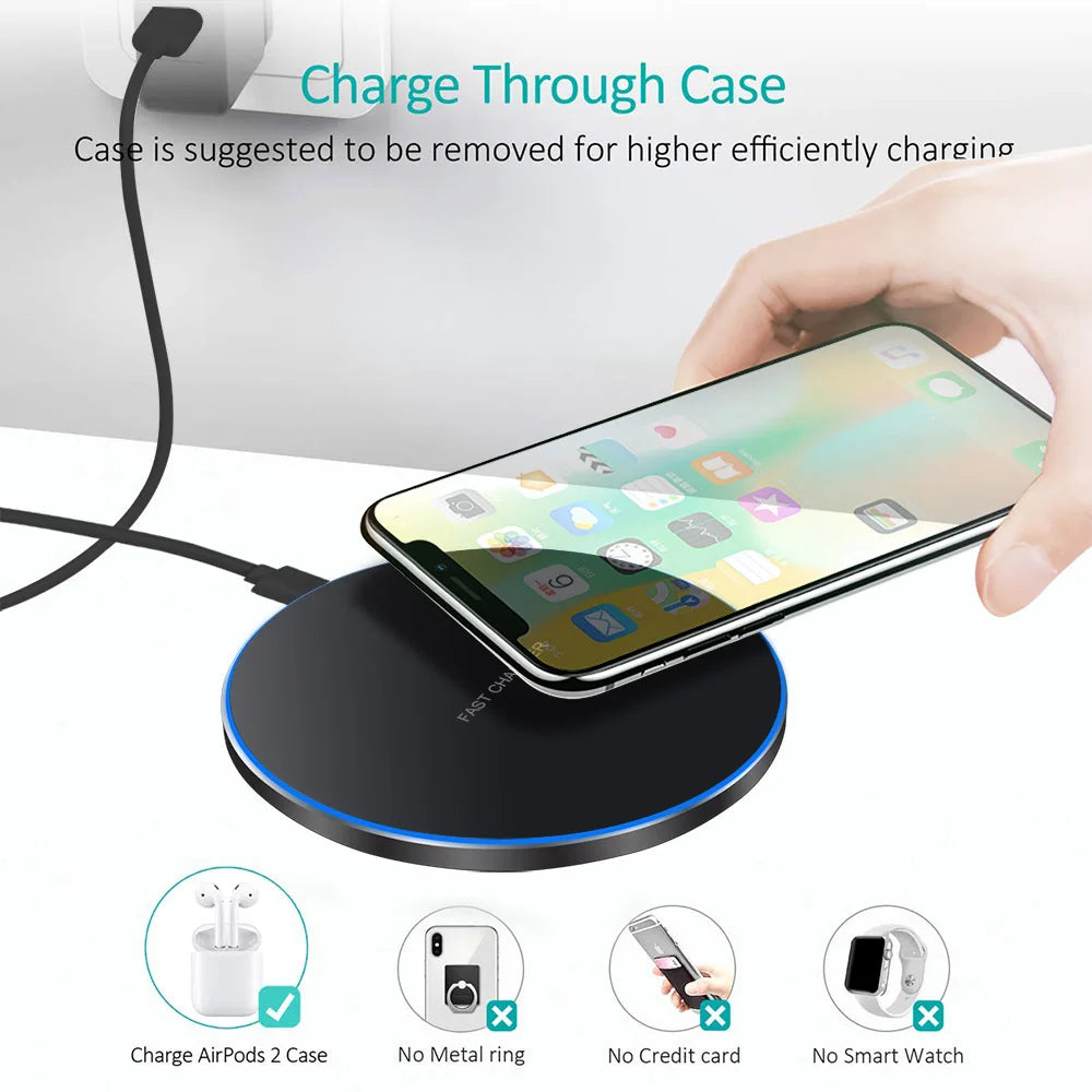 100W Wireless Charger For iPhone, Samsung, Xiaomi And Huawei ( SALE 🚨)