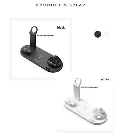 7 in 1 Wireless Charger Stand For iPhone, Smartwatch And Airpods
