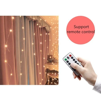 Fantastic LED Curtain With 8 Modes And Remote Control