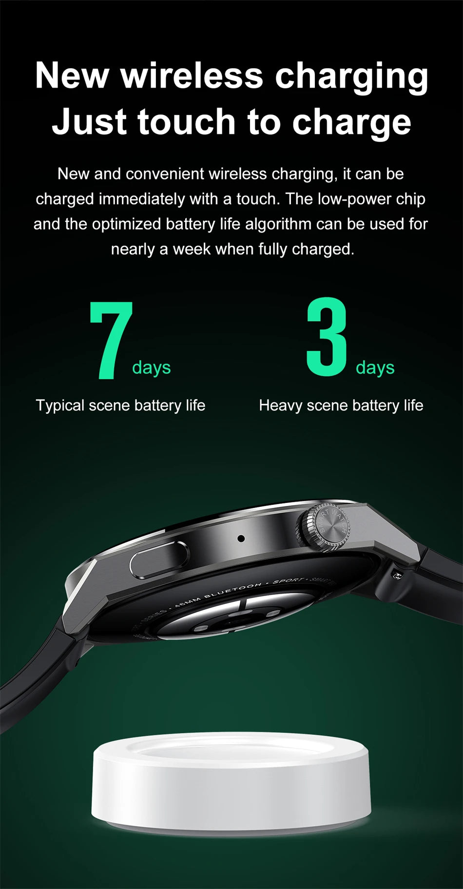 Great Smartwatch 4 Pro With Bluetooth Phone Call and GPS