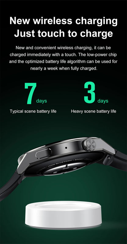 Great Smartwatch 4 Pro With Bluetooth Phone Call and GPS