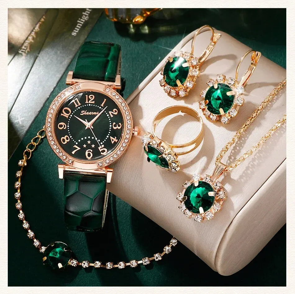 Wonderful Luxury Watch Set For Ladies (Sale 🚨)