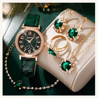 Wonderful Luxury Watch Set For Ladies (Sale 🚨)