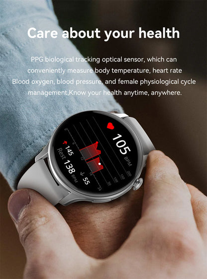 Fantastic True AMOLED Smartwatch With Health Tracker And Voice Calling