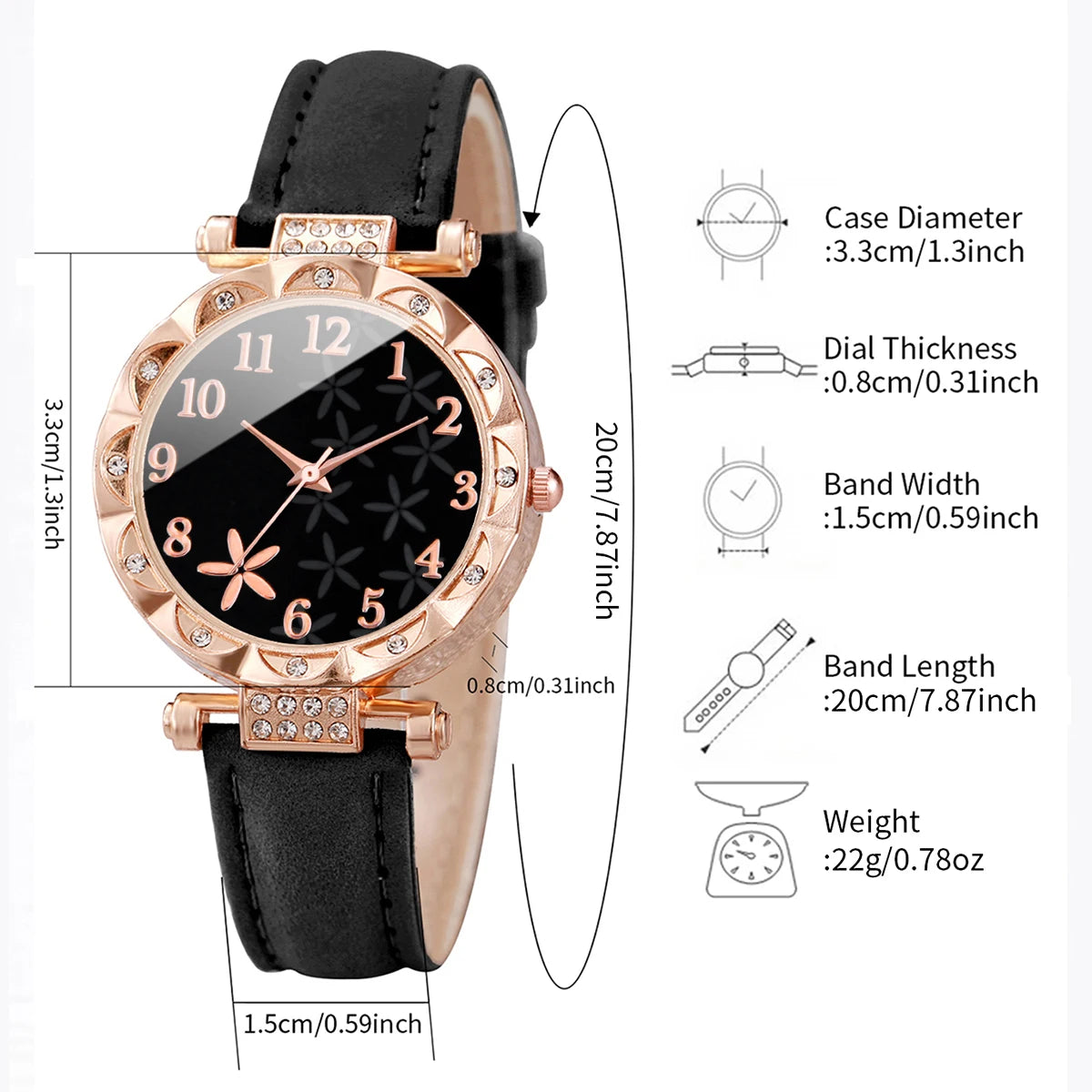 Fashion Watch Set For Pretty Women (Sale 🚨)