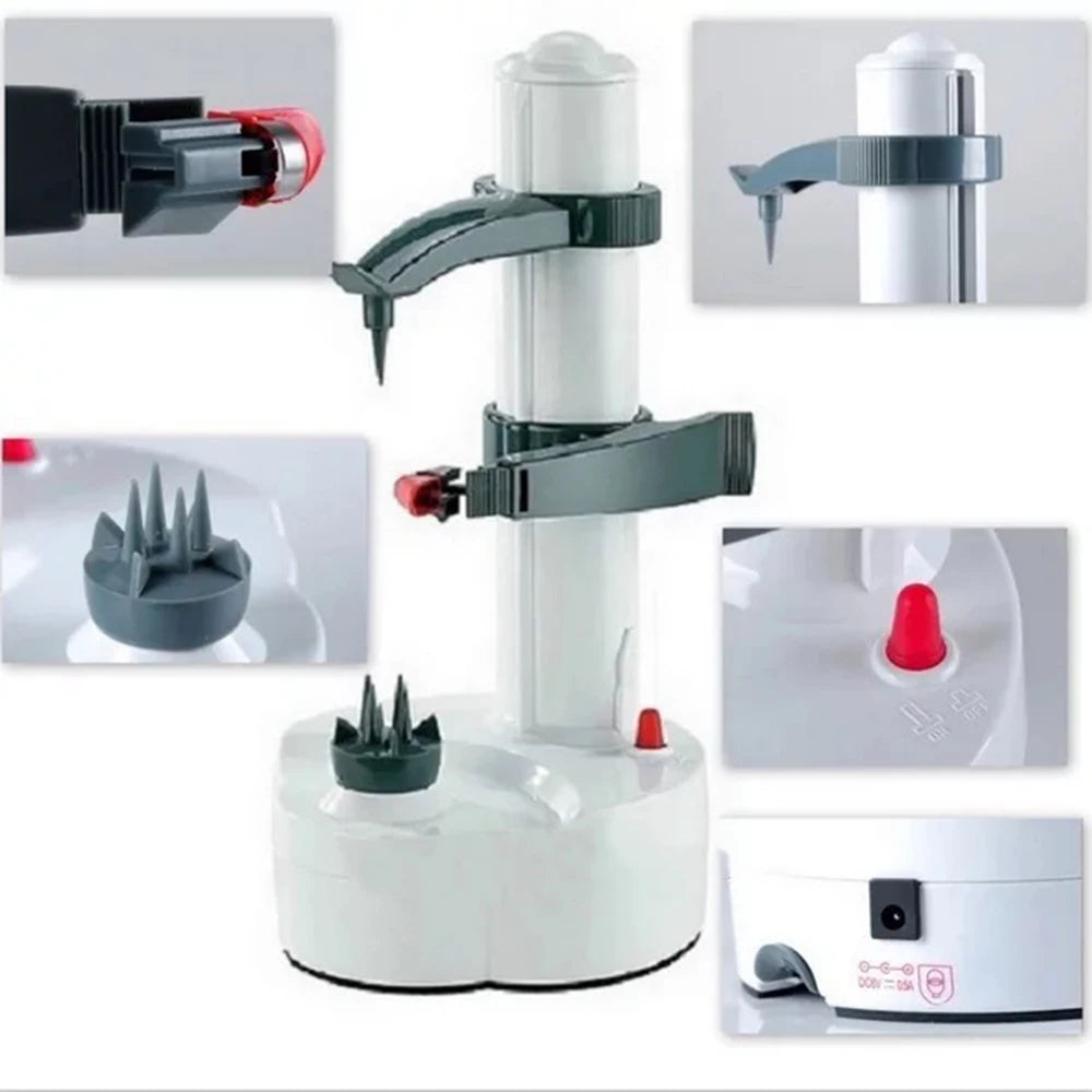 Multifunctional Electric Spiral Fruit Peeler Cutter Slicer - A Trust Market
