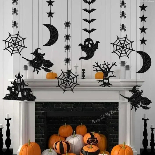 Halloween Decoration Hanging Banner (6 pcs) - A Trust Market