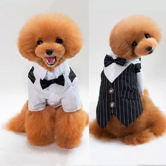 Incredibly Comfort Dog Clothes - Handsome Pets Dog Suit Dress Jumpsuit - A Trust Market