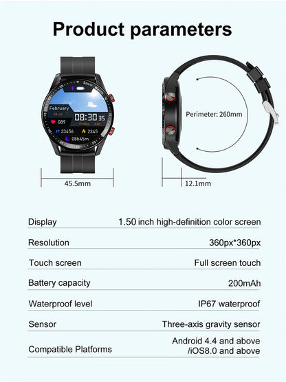 Fantastic New Smartwatch With HD Display And Heart Rate, Fitness Tracker