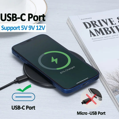 100W Wireless Charger For iPhone, Samsung, Xiaomi And Huawei ( SALE 🚨)