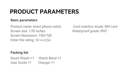 Fantastic SmartWatch With WiFi, GPS And HD Camera