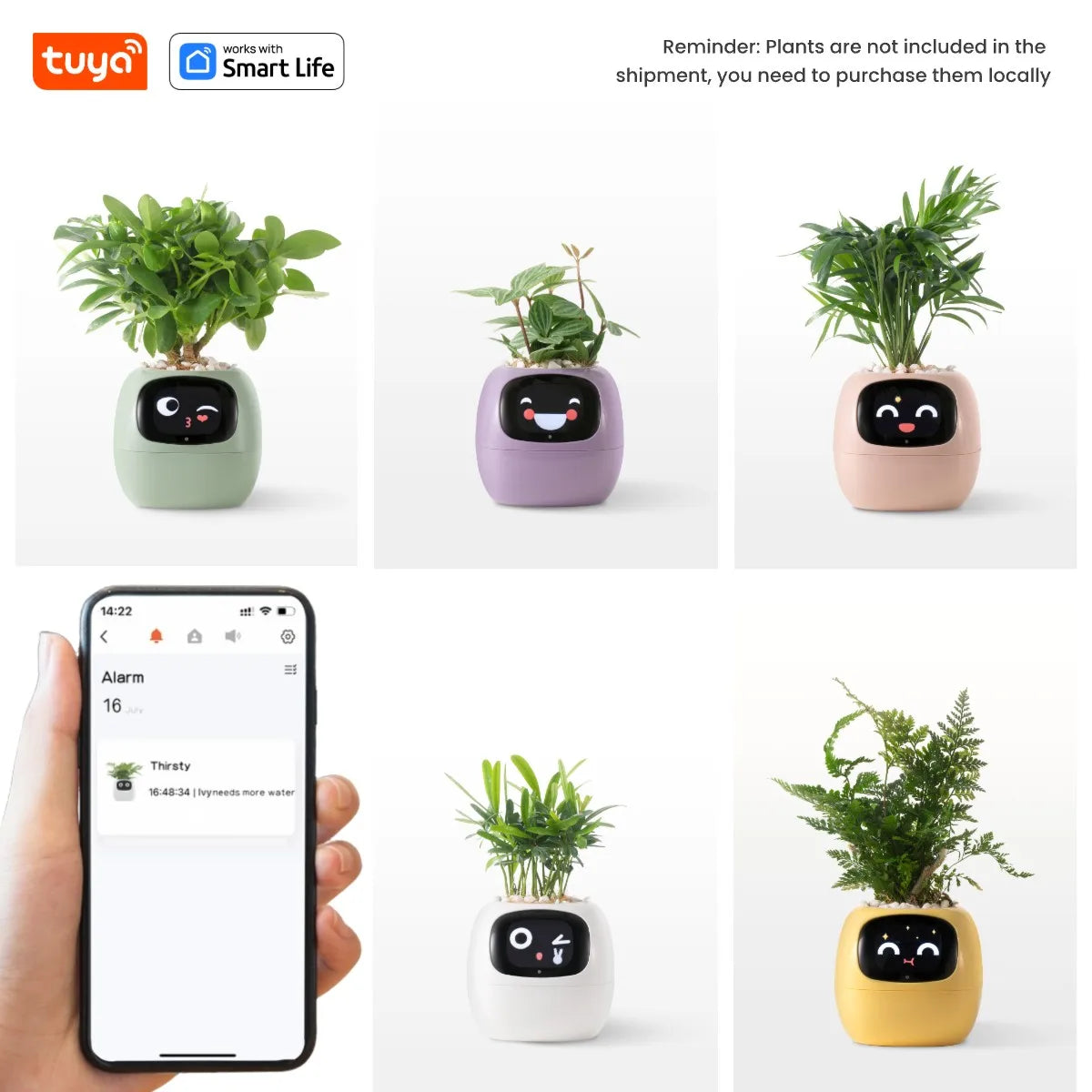 Ivy Smart Planter: Fun Over 49 Rich Expressions And AI Chips Make Raising Plants Easy