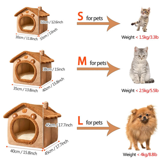 Foldable And Washable Pet House. Comfort For Your Furry Frind 🐶😺
