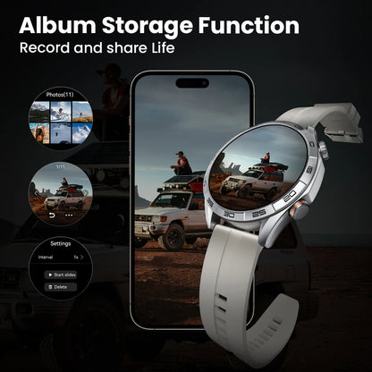 HAYLOU Solar 5 Voice Calling Smartwatch 1.58". AMOLED Display With 24h Health Monitoring ⌚