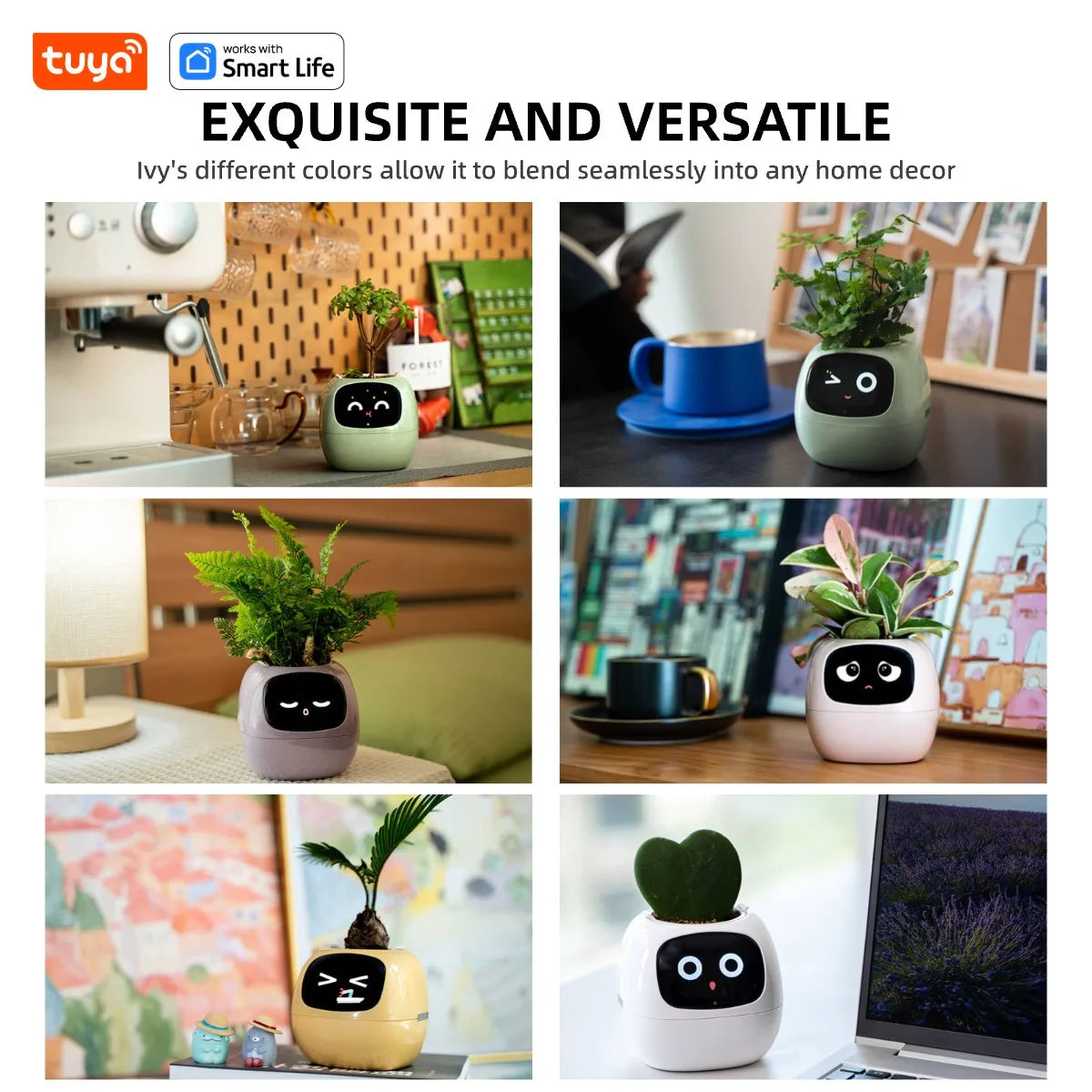 Ivy Smart Planter: Fun Over 49 Rich Expressions And AI Chips Make Raising Plants Easy