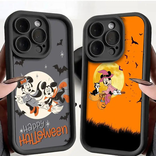 Mickey & Minnie Liquid Silicone Phone Case For Apple iPhone 11 12 13 14 15 - A Trust Market