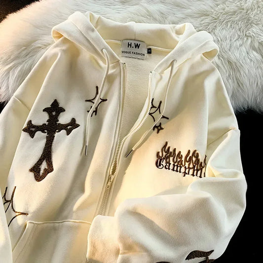 Fantastic Embroidery Sweatshirt - A Trust Market