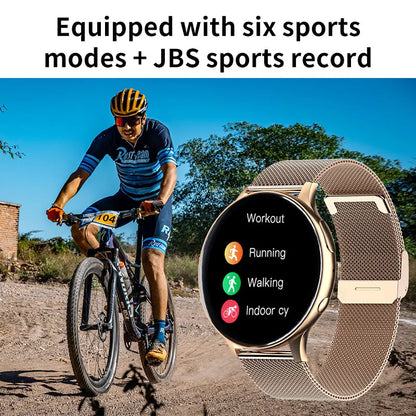 LIGE Men Smart Watch With Heart Rate and Blood Pressure Monitoring