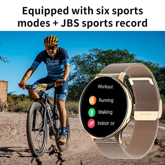 LIGE Men Smart Watch With Heart Rate and Blood Pressure Monitoring