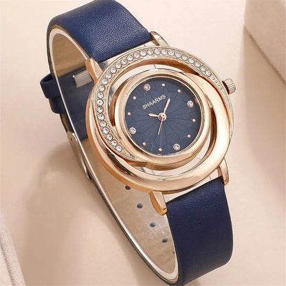 Wonderful Luxury Watch, Ring, Necklace And Earring Rhinestone Set For Wonderful Women (Salve 🚨)