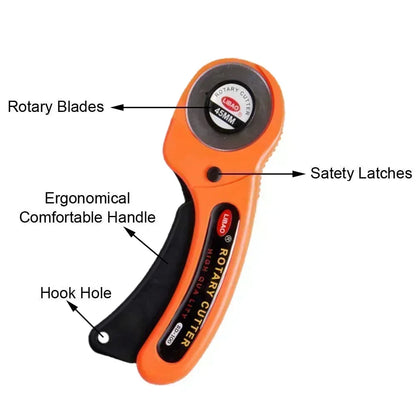 45mm Leather Craft Rotary Cutter Tool