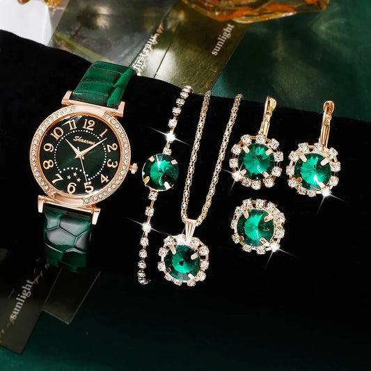 Wonderful Luxury Watch Set For Ladies (Sale 🚨)
