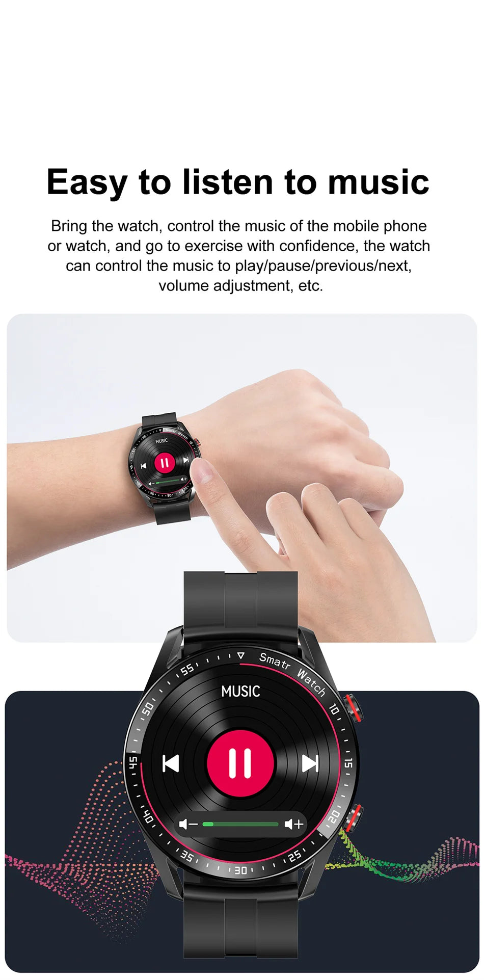 Fantastic New Smartwatch With HD Display And Heart Rate, Fitness Tracker