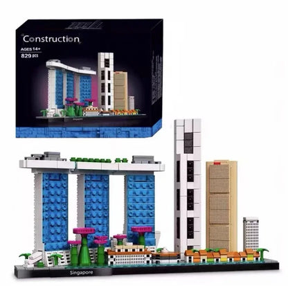 Fantastic Building Blocks Architecture Of Paris, Dubai, London, Sydney, Chicago And Shanghai