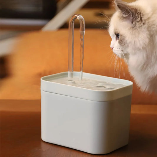 Ultra-Quiet Cat Water Fountain Filter Dispenser