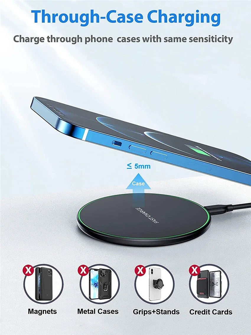 100W Wireless Charger For iPhone, Samsung, Xiaomi And Huawei ( SALE 🚨)