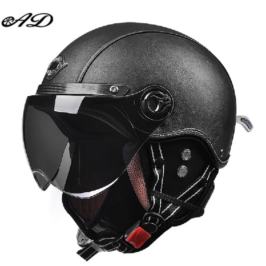 Fantastic Retro Motorcycle Helmets with Visor. Increase Your Safety.