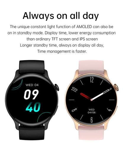 Fantastic True AMOLED Smartwatch With Health Tracker And Voice Calling