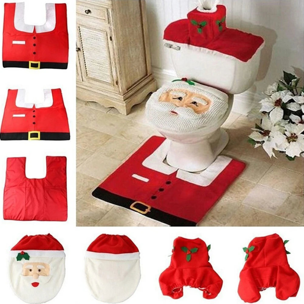 Funny Christmas Toilet Seat Covers